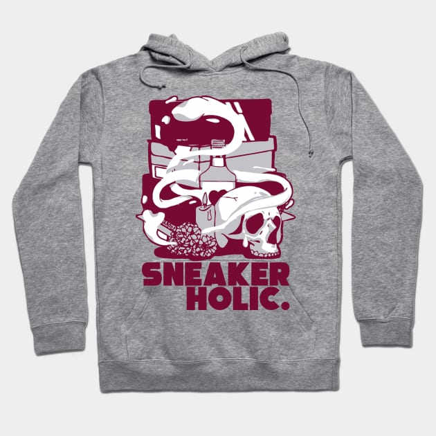 Sneaker Holic Retro 1 Cherrywood Hoodie by funandgames